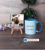 Biyolog Fotoğraflı Dekoratif Taş, Kupa Bardak Beyaz HediyeBiyologa Hediye (Model 4)