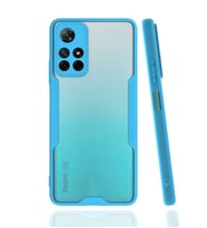 Xiaomi Redmi Note 11 5G Kılıf Parfe Kenarları Pastel Renk Silikon (Mavi)