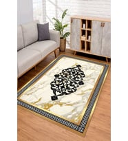 Dijital Kaymaz Taban Yıkanabilir Renkli Salon Halısı Mutfak Halısı Yolluk ND-SD-670 (Çok Renkli)