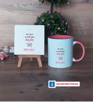 Doğum Günü Hediyesi Dekoratif Taş, Kupa Bardak Kırmızı Hediye (Model 5)