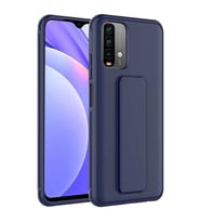 Xiaomi Poco M5S Kılıf Zore Qstand Katlanabilir Standlı Kılıf (Lacivert)