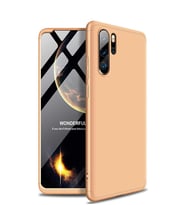 Microsonic Huawei P30 Pro Kılıf Double Dip 360 Protective (Gold)