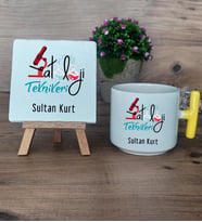 Patoloji Teknikeri Hediye Seti Kupa Bardak T Kulplu ve Dekoratif Taş Tıp Bayramı Hediyesi (Model 5)