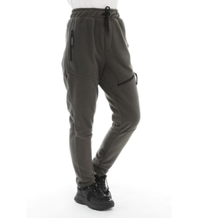 Ghassy Co Kadın Taktik Cepli Ayarlanabilir Paçalı Outdoor Polar Pantolon (Haki)