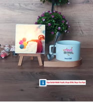 Fransızca Öğretmeni Fotoğraflı Dekoratif Taş, Kupa Bardak Beyaz Hediye (Model 8)
