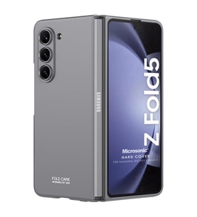 Microsonic Samsung Galaxy Z Fold 5 Kılıf Shape Hard Cover Koyu Yeşil (Koyu Gri)