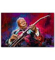 Cakapuzzle Yağlı Boya Resmi Elektronik Gitar Mutlu Caz Müzisyeni  Puzzle Yapboz MDF (Ahşap) (1000 Parça)