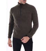 Ghassy Co. Erkek Yarım Fermuarlı Polar 9 Renk (Haki)