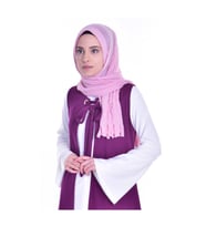 Pliseli Pratik Penye Hazır Şal Pratik Şal (Pembe)