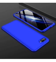 Oppo AX7 Kılıf Zore Ays Full Koruma Kılıf (Mavi)