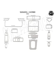 Meriç® Toyota Camry Ön Torpido Kaplama Maun 17 Parça 2000-2002 (Alüminyum)