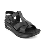 MUYA Orthopedix Reeves Air Max Tabanlı Islak Zemin Kadın Sandalet 33002 (Siyah)