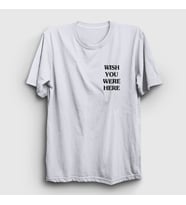 Presmono Unisex Sarı Wish Astroworld Travis Scott T-Shirt 43394tt (Beyaz)