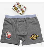 Erkek Yılbaşı Hediyesi Sana Geliyorum Yeni Yıl Boxer (Gri)