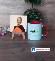 Diyetisyen Fotoğraflı Dekoratif Taş, Kupa Bardak Beyaz Hediye Diyetisyene Hediye Diyetisyenler Günü Hediyesi (Model 2)