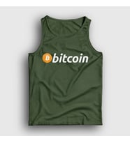 Presmono Unisex Beyaz Btc Bitcoin Atlet 263129tt (Haki)
