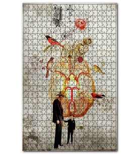 Cakapuzzle Ahşap Tablo Diego Max Sanat Görseli Puzzle Yapboz MDF (Ahşap) (1000 Parça)