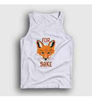 Presmono Unisex Sarı For Fox Sake Tilki Atlet 400919tt (Beyaz)