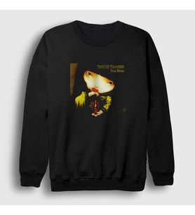 Presmono Unisex Beyaz Vicious Delicious Infected Mushroom Sweatshirt 515233tt (Siyah)