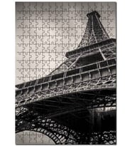 Cakapuzzle Eyfel Kulesi Paris Fransa Gri Görsel Puzzle Yapboz MDF (Ahşap) (1000 Parça)
