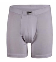 3'Lü Yıldız 320-321-322-323 Erkek Bambu Likralı Boxer (Gri)