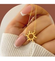 GÜNEŞ KOLYE GÜMÜŞ (Gold)