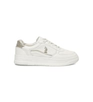U.S. Polo Assn. Grace 4PR Yüksek Taban Kadın Sneaker (Beyaz)