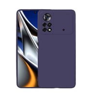 Xiaomi Poco M4 Pro 4G Kılıf Zore Premier Silikon Kılıf (Lacivert)