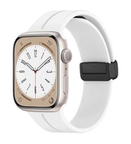 Microsonic Apple Watch Series 10 46mm Kordon Ribbon Line Turuncu Siyah (Beyaz)