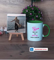 Teyze Daha Cool Fotoğraflı Dekoratif Taş, Kupa Bardak Beyaz Hediye (Model 14)