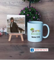Orman Mühendisi Fotoğraflı Dekoratif Taş, Kupa Bardak Beyaz Hediye (Model 1)