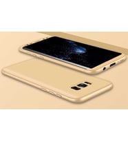 Galaxy S8 Plus Kılıf Zore Ays Full Koruma Kılıf (Gold)