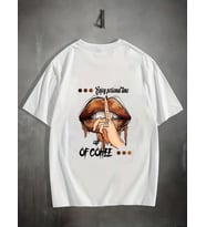 Unisex Enjoy Personel Time Baskılı Tasarım Tshirt (A.Beyaz)