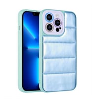 Apple iPhone 13 Pro Max Kılıf Airbagli Renkli Zore Seksek Kılıf (Mavi)