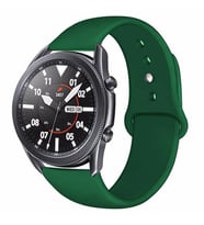 Samsung Galaxy Watch Gear S3 Kordon Silikon Spor Kordon (Haki)
