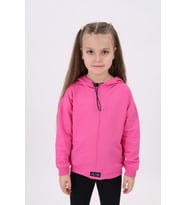 Toontoy Kız Çocuk Sweatshirt (Fuşya)