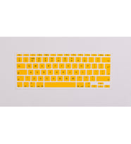 Laptop MacBook Air Klavye Koruyucu 11inc A1370 A1465 Avrupa İngilizce Baskı (Sarı)