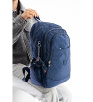 Su Geçirmez Kumaş Unisex Çanta  Yükseklik 40cm Genişlik 28cm (Lacivert)