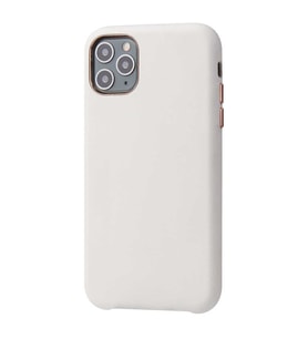 iPhone 11 Pro Max Kılıf Zore Eyzi Kadife İç Yüzey Suni Deri Kılıf (Beyaz)