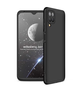 Galaxy M12 Kılıf Zore Ays Full Koruma Kılıf (Siyah)