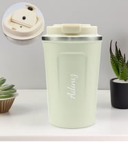 Kişiye Özel 350 ML Çelik Termos (Krem)