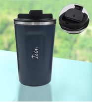 Kişiye Özel 350 ML Çelik Termos (Lacivert)