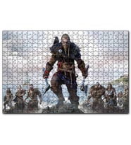 Cakapuzzle Assassins Creed Valhalla Savaşçılar Deniz Görseli  Puzzle Yapboz MDF (Ahşap) (1000 Parça)