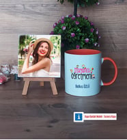 İtalyanca Öğretmeni Fotoğraflı Dekoratif Taş, Kupa Bardak Beyaz Hediye (Model 13)