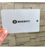 MASSNFC - QR Kodlu Dijital Kartvizit (Beyaz)