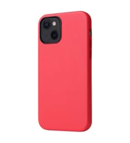 Apple iPhone 13 Mini Kılıf Deri Tasarım Kadife İç Yüzey Lüx Kapak (Kırmızı)