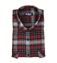 Erkek Pamuklu Kışlık Çift Cepli Kapaklı Gömlek BGL-ST03165 (Bordo)