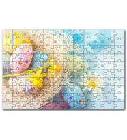 Cakapuzzle Rengarenk Boyalı Süslü Sürpriz Yumurtalar Puzzle Yapboz MDF (Ahşap) (255 Parça)