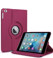 Microsonic iPad Mini 4 Kılıf 360 Dönerli Stand Deri (Mor)