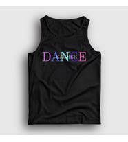 Presmono Unisex Beyaz Dance Teacher Hediye Dans Hocası Atlet 507668tt (Siyah)